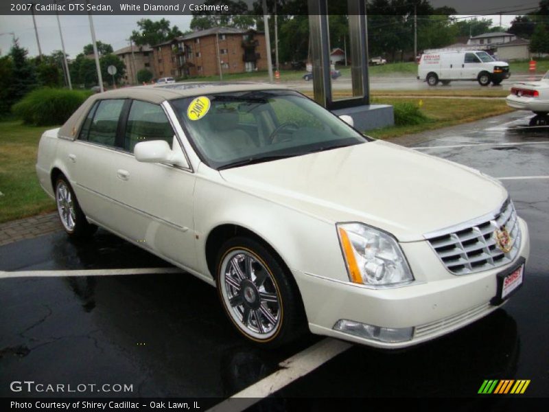 White Diamond / Cashmere 2007 Cadillac DTS Sedan