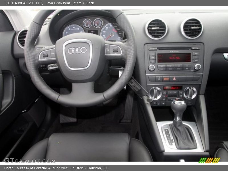 Lava Gray Pearl Effect / Black 2011 Audi A3 2.0 TFSI