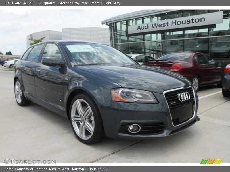 Meteor Gray Pearl Effect / Light Grey 2011 Audi A3 2.0 TFSI quattro