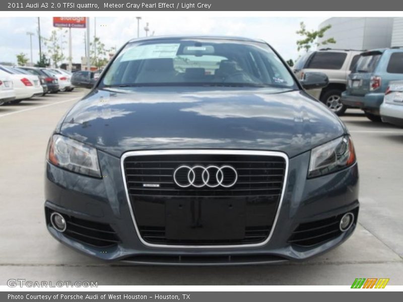 Meteor Gray Pearl Effect / Light Grey 2011 Audi A3 2.0 TFSI quattro