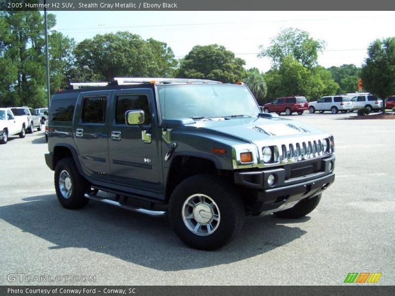 Stealth Gray Metallic / Ebony Black 2005 Hummer H2 SUV
