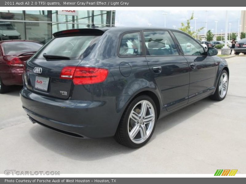 Meteor Gray Pearl Effect / Light Grey 2011 Audi A3 2.0 TFSI quattro