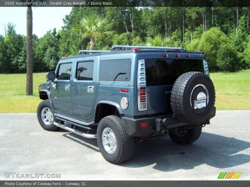 Stealth Gray Metallic / Ebony Black 2005 Hummer H2 SUV