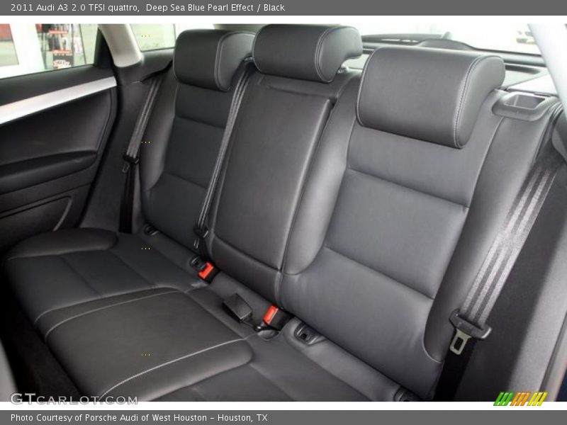 Deep Sea Blue Pearl Effect / Black 2011 Audi A3 2.0 TFSI quattro