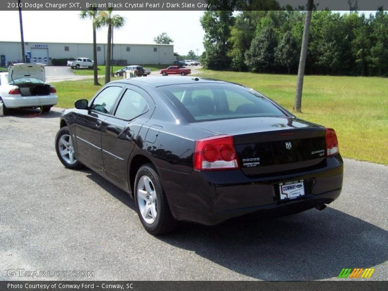 Brilliant Black Crystal Pearl / Dark Slate Gray 2010 Dodge Charger SXT