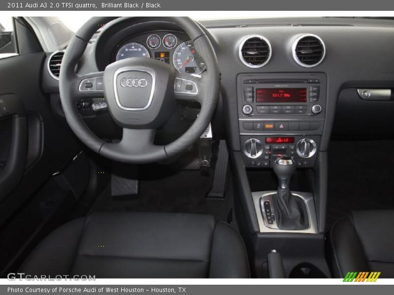 Brilliant Black / Black 2011 Audi A3 2.0 TFSI quattro