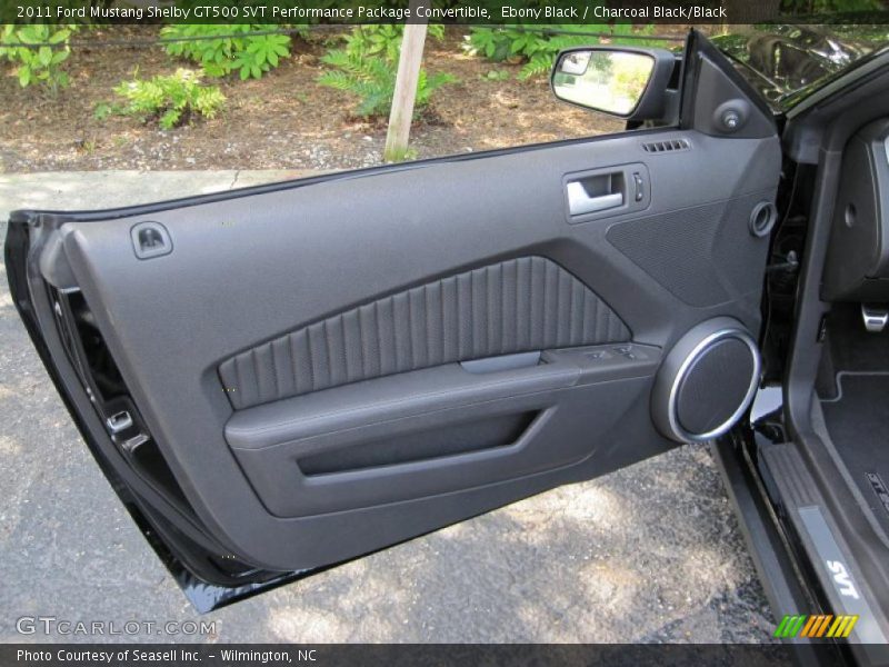 Ebony Black / Charcoal Black/Black 2011 Ford Mustang Shelby GT500 SVT Performance Package Convertible