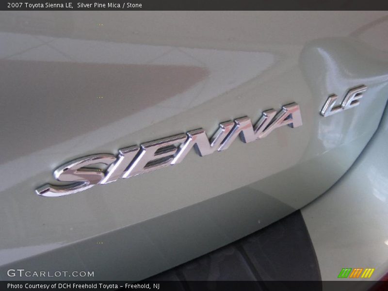 Silver Pine Mica / Stone 2007 Toyota Sienna LE