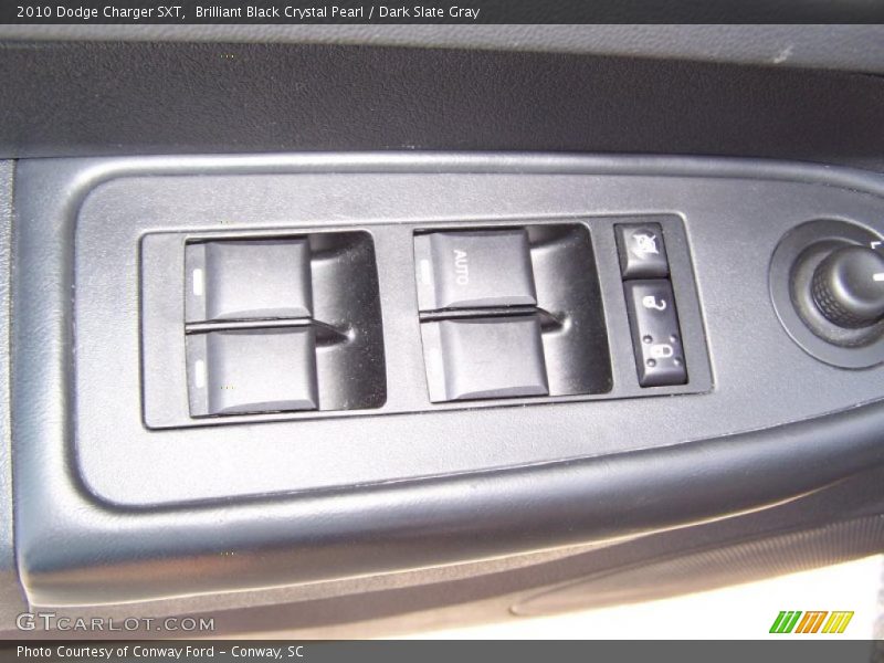 Brilliant Black Crystal Pearl / Dark Slate Gray 2010 Dodge Charger SXT
