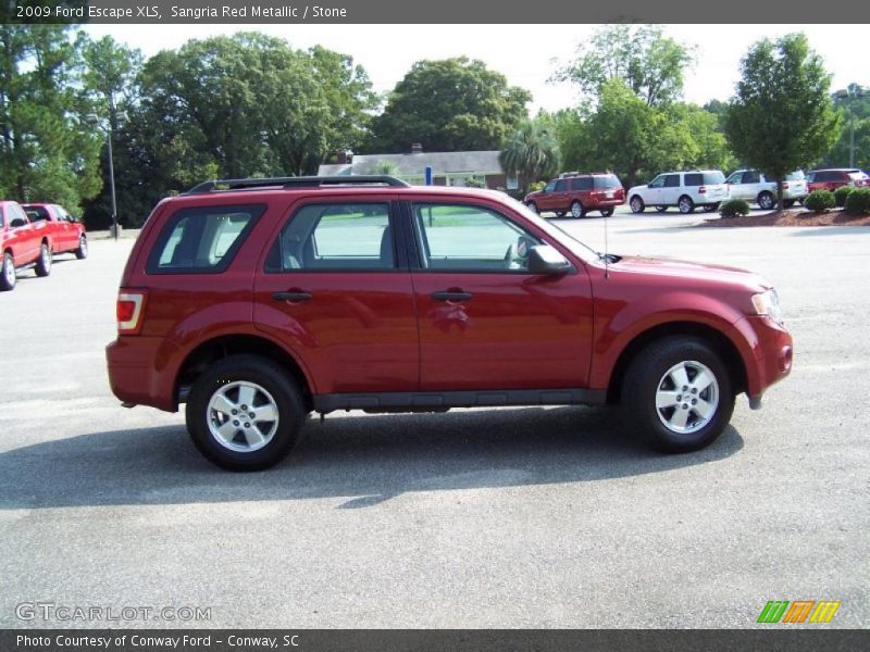 Sangria Red Metallic / Stone 2009 Ford Escape XLS
