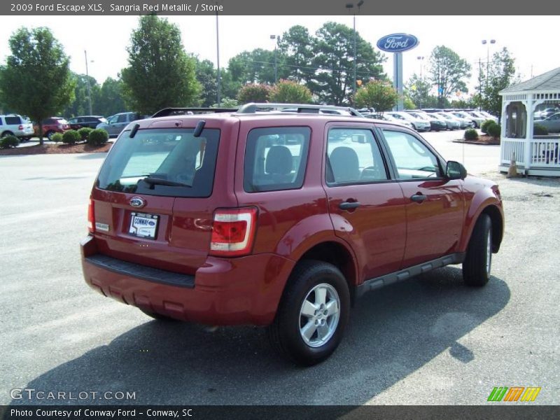 Sangria Red Metallic / Stone 2009 Ford Escape XLS