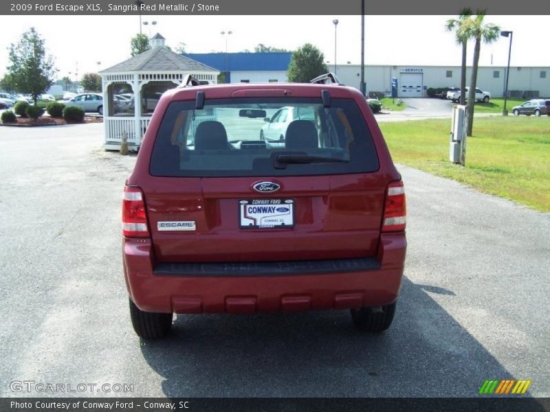 Sangria Red Metallic / Stone 2009 Ford Escape XLS