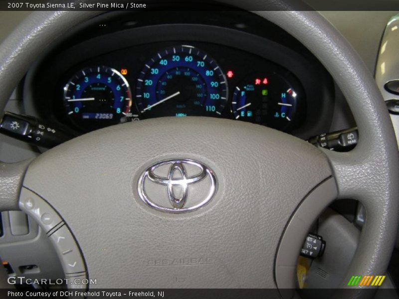 Silver Pine Mica / Stone 2007 Toyota Sienna LE