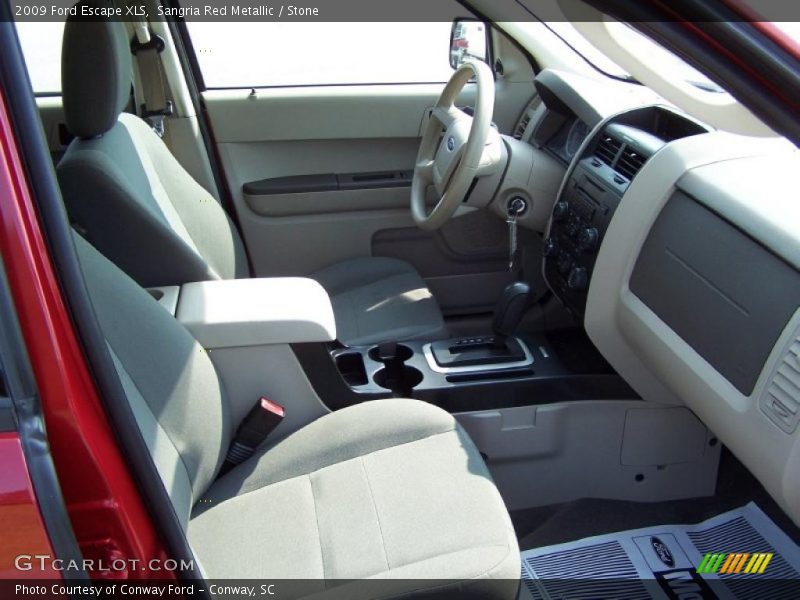 Sangria Red Metallic / Stone 2009 Ford Escape XLS
