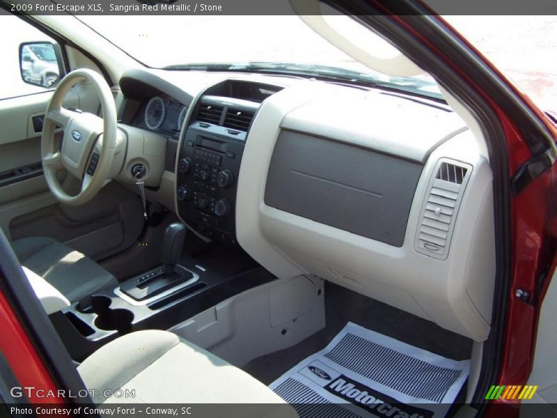 Sangria Red Metallic / Stone 2009 Ford Escape XLS