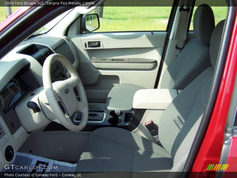 Sangria Red Metallic / Stone 2009 Ford Escape XLS