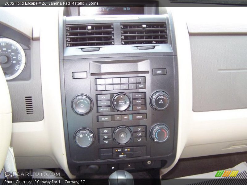 Sangria Red Metallic / Stone 2009 Ford Escape XLS