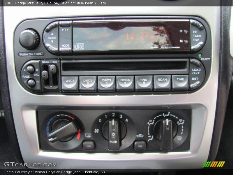 Midnight Blue Pearl / Black 2005 Dodge Stratus R/T Coupe