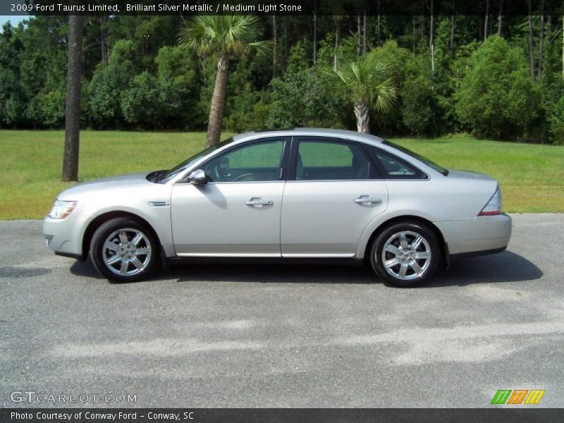 Brilliant Silver Metallic / Medium Light Stone 2009 Ford Taurus Limited
