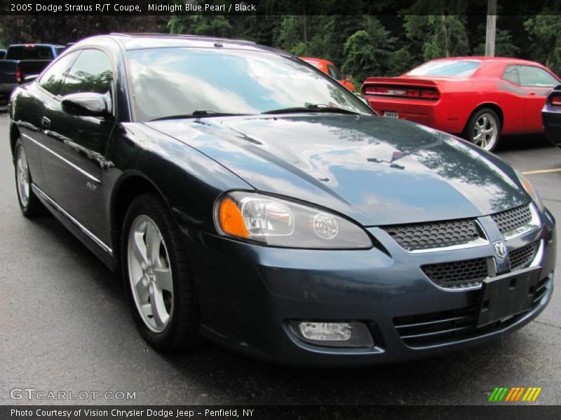 Midnight Blue Pearl / Black 2005 Dodge Stratus R/T Coupe