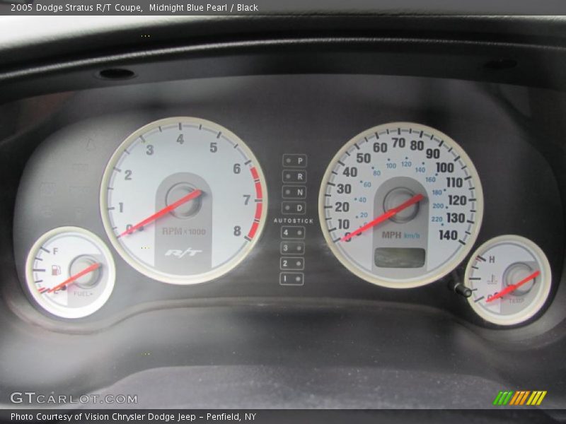 Midnight Blue Pearl / Black 2005 Dodge Stratus R/T Coupe