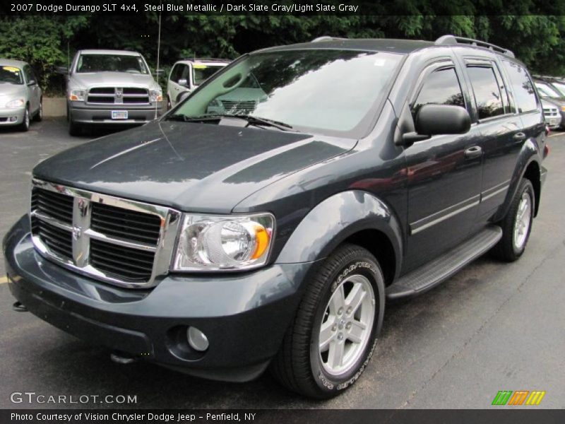 Steel Blue Metallic / Dark Slate Gray/Light Slate Gray 2007 Dodge Durango SLT 4x4