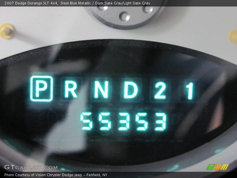 Steel Blue Metallic / Dark Slate Gray/Light Slate Gray 2007 Dodge Durango SLT 4x4