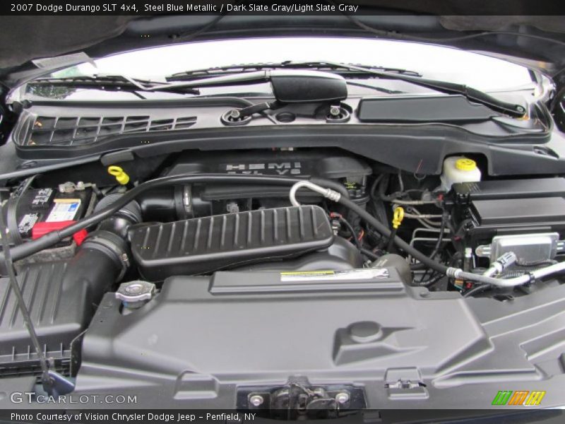 Steel Blue Metallic / Dark Slate Gray/Light Slate Gray 2007 Dodge Durango SLT 4x4