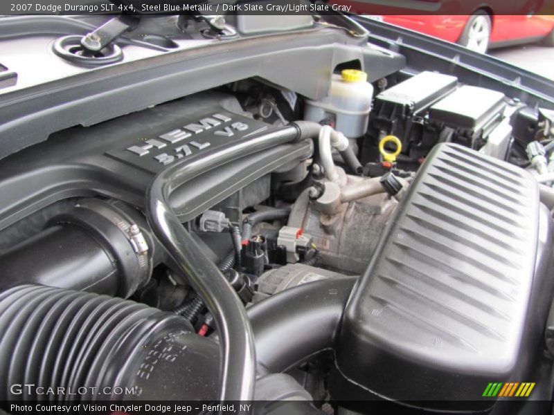 Steel Blue Metallic / Dark Slate Gray/Light Slate Gray 2007 Dodge Durango SLT 4x4