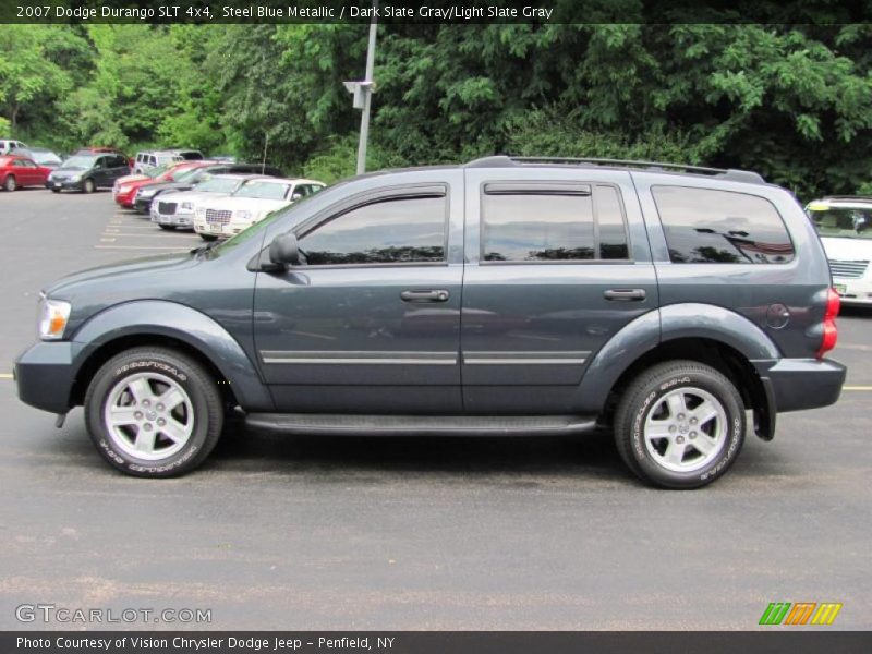 Steel Blue Metallic / Dark Slate Gray/Light Slate Gray 2007 Dodge Durango SLT 4x4