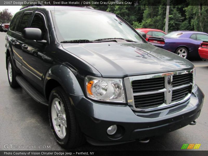 Steel Blue Metallic / Dark Slate Gray/Light Slate Gray 2007 Dodge Durango SLT 4x4