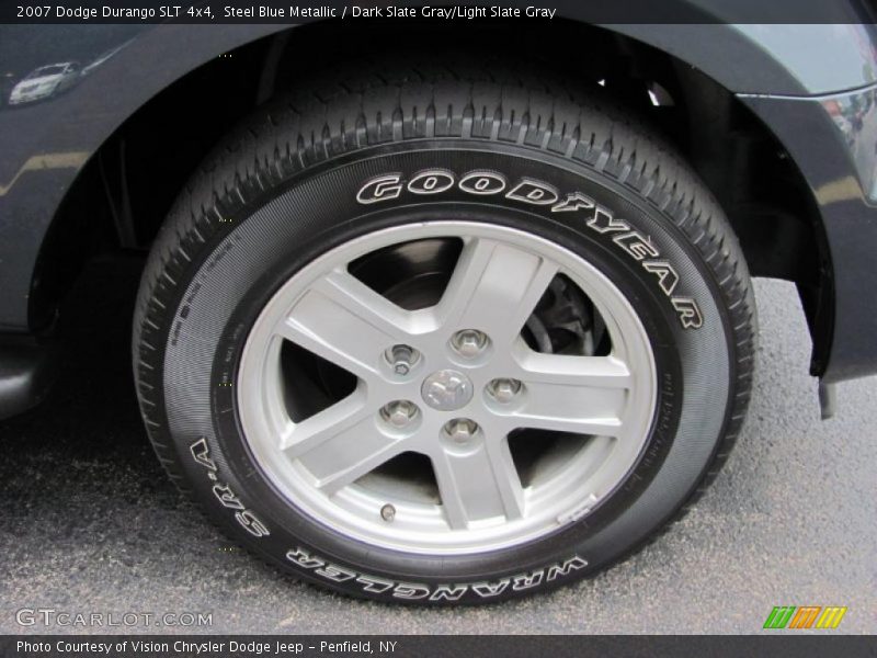 Steel Blue Metallic / Dark Slate Gray/Light Slate Gray 2007 Dodge Durango SLT 4x4