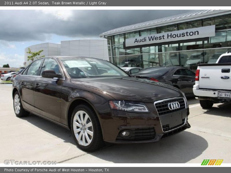 Teak Brown Metallic / Light Gray 2011 Audi A4 2.0T Sedan