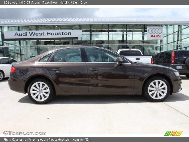 Teak Brown Metallic / Light Gray 2011 Audi A4 2.0T Sedan