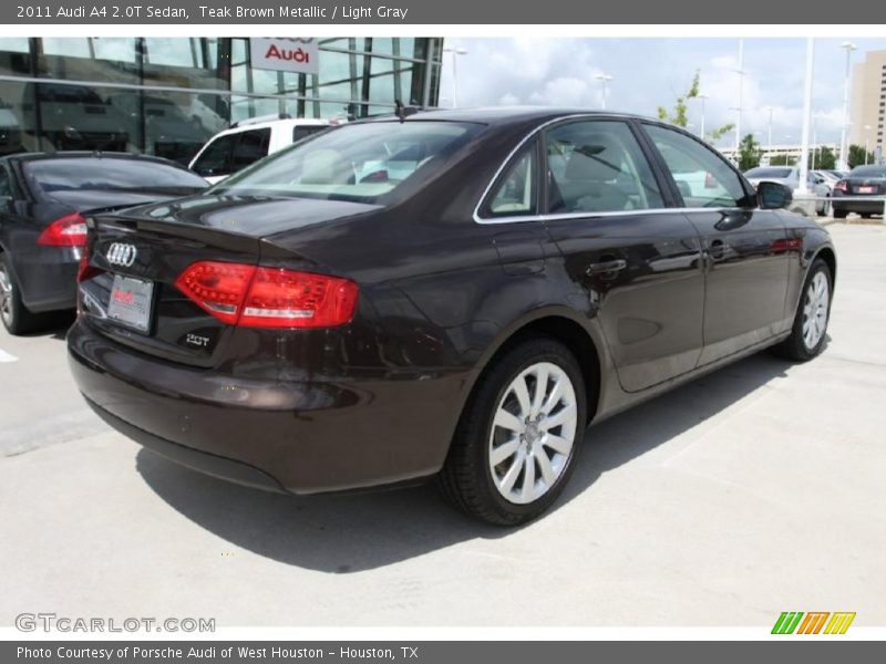 Teak Brown Metallic / Light Gray 2011 Audi A4 2.0T Sedan