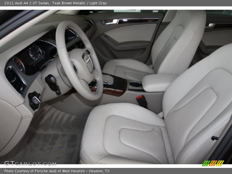 Teak Brown Metallic / Light Gray 2011 Audi A4 2.0T Sedan