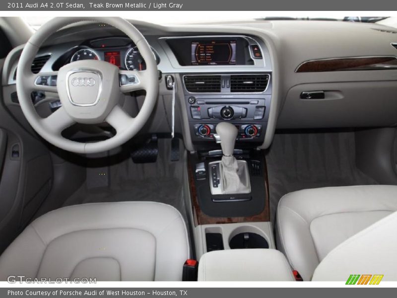 Teak Brown Metallic / Light Gray 2011 Audi A4 2.0T Sedan