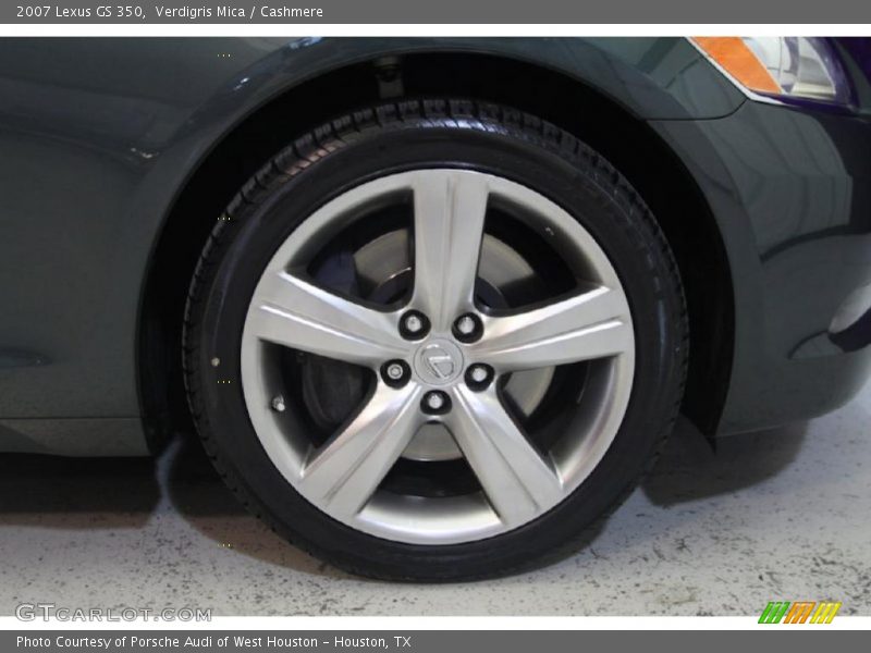 Verdigris Mica / Cashmere 2007 Lexus GS 350