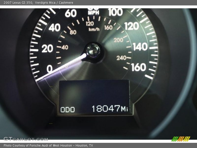 Verdigris Mica / Cashmere 2007 Lexus GS 350