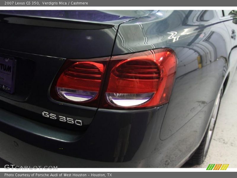 Verdigris Mica / Cashmere 2007 Lexus GS 350