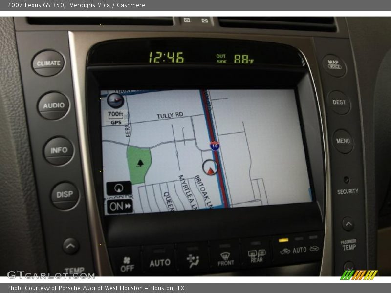 Verdigris Mica / Cashmere 2007 Lexus GS 350