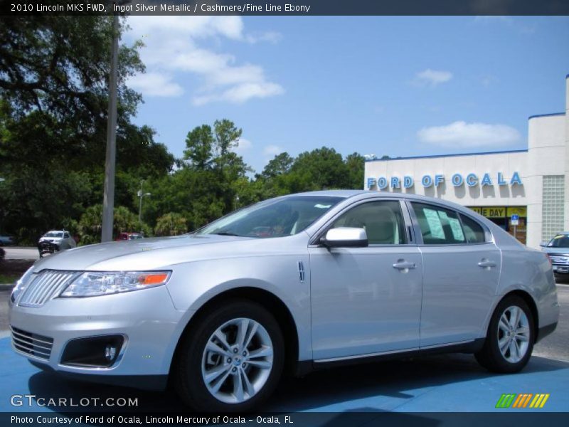 Ingot Silver Metallic / Cashmere/Fine Line Ebony 2010 Lincoln MKS FWD