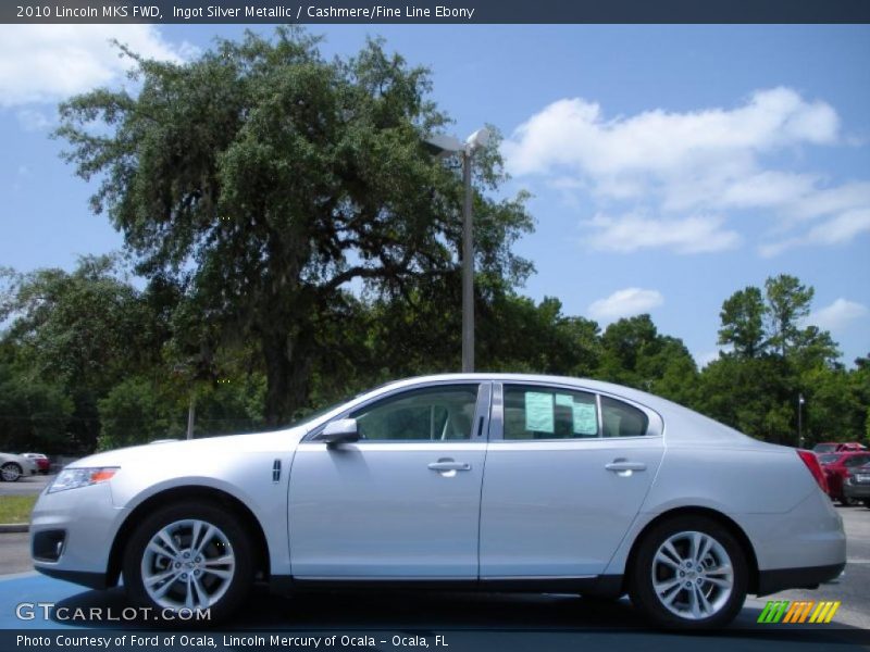 Ingot Silver Metallic / Cashmere/Fine Line Ebony 2010 Lincoln MKS FWD