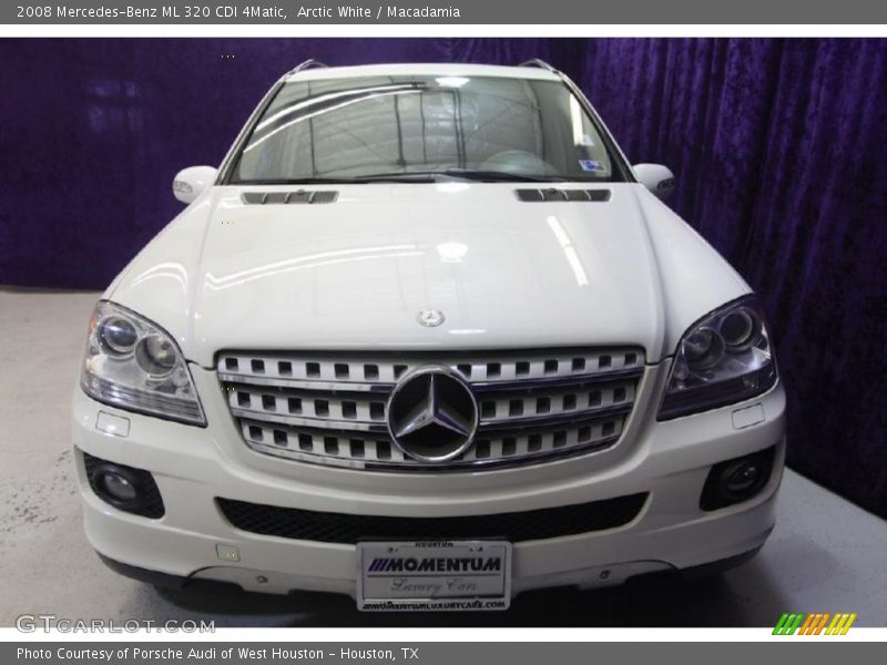 Arctic White / Macadamia 2008 Mercedes-Benz ML 320 CDI 4Matic