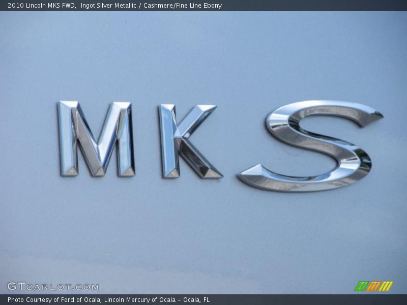 Ingot Silver Metallic / Cashmere/Fine Line Ebony 2010 Lincoln MKS FWD