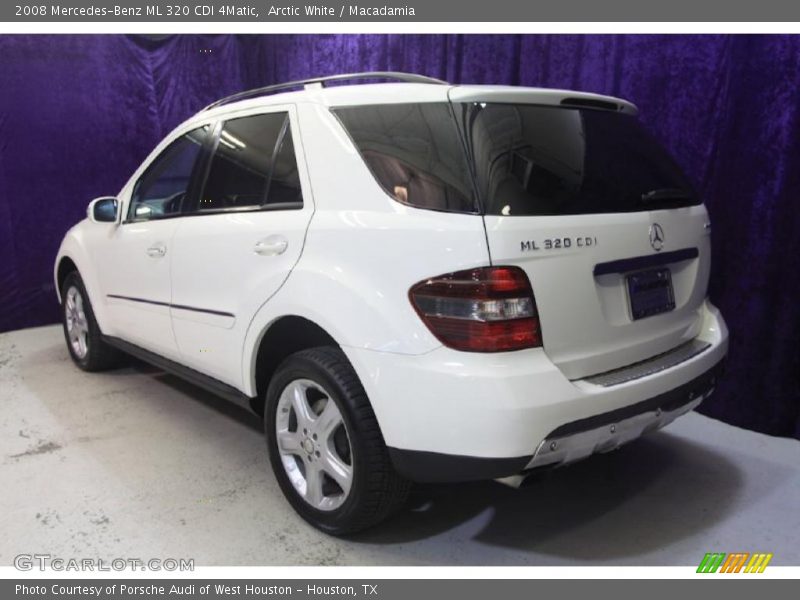 Arctic White / Macadamia 2008 Mercedes-Benz ML 320 CDI 4Matic