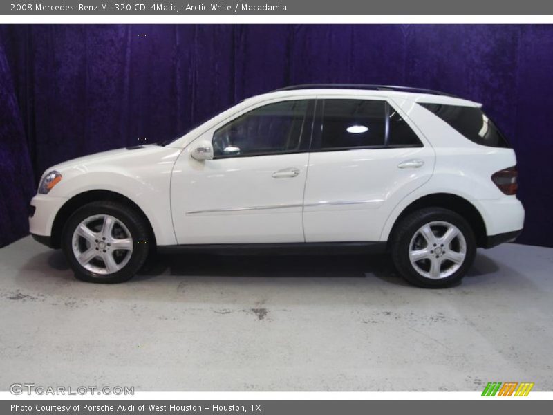 Arctic White / Macadamia 2008 Mercedes-Benz ML 320 CDI 4Matic