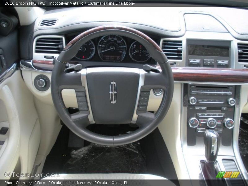 Ingot Silver Metallic / Cashmere/Fine Line Ebony 2010 Lincoln MKS FWD