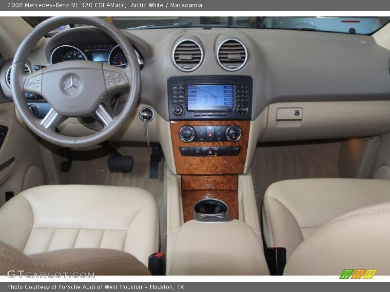 Arctic White / Macadamia 2008 Mercedes-Benz ML 320 CDI 4Matic