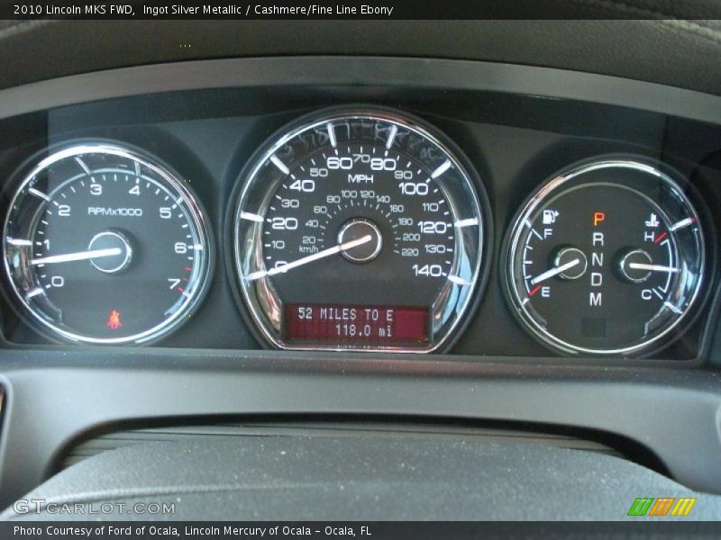Ingot Silver Metallic / Cashmere/Fine Line Ebony 2010 Lincoln MKS FWD